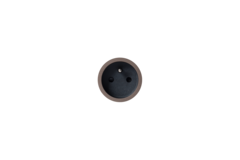 Rond 2.0 - backfit prise nl-d bronze foncé/noir  sans rebord